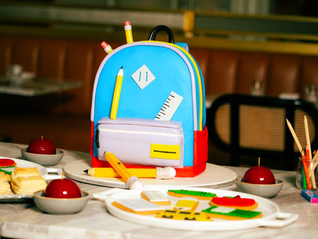 Back to school iced biscuits at The Roast by Bubbalicious brunch Dubai
