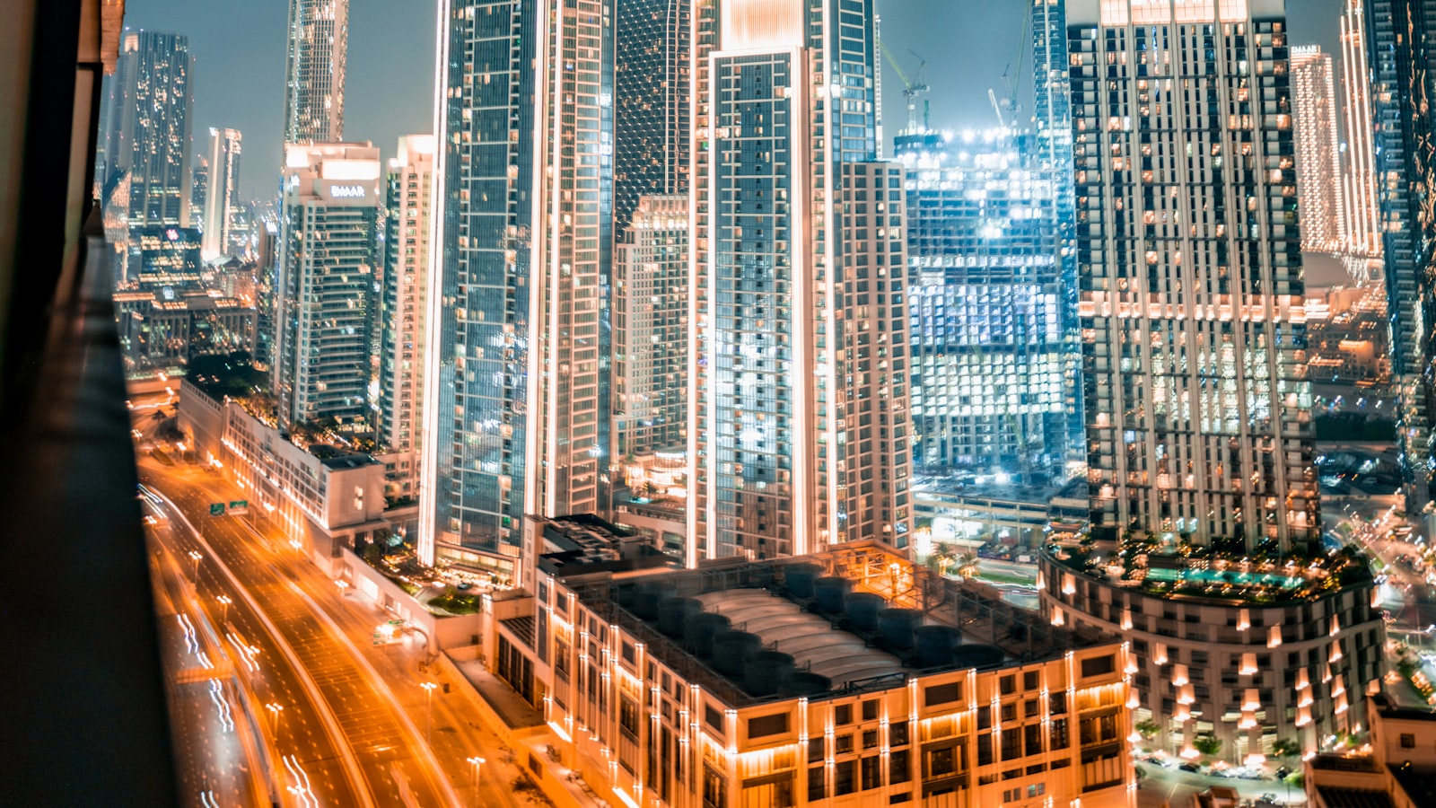 Dubai city lights at night with the Burj Khalifa, marking the long weekends in the UAE in 2027